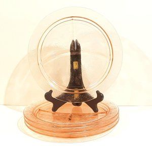 MacBeth Evans 4 Dogwood Pink Depression Glass Gril